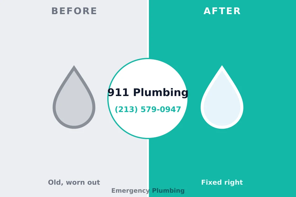 Before and after: plumbing repair Yerington, NV